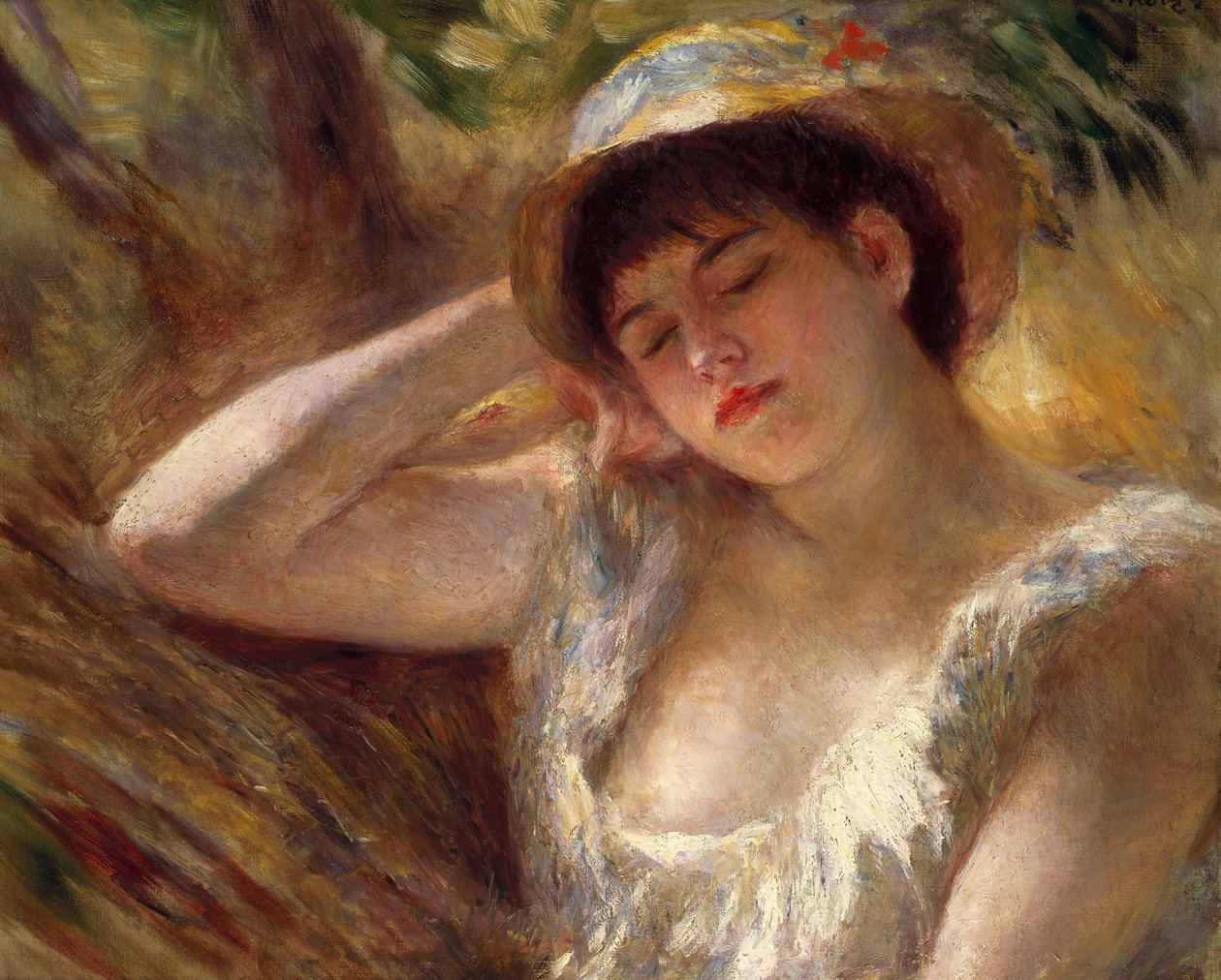 Az alvó, 1880 alkotó: Pierre Auguste Renoir