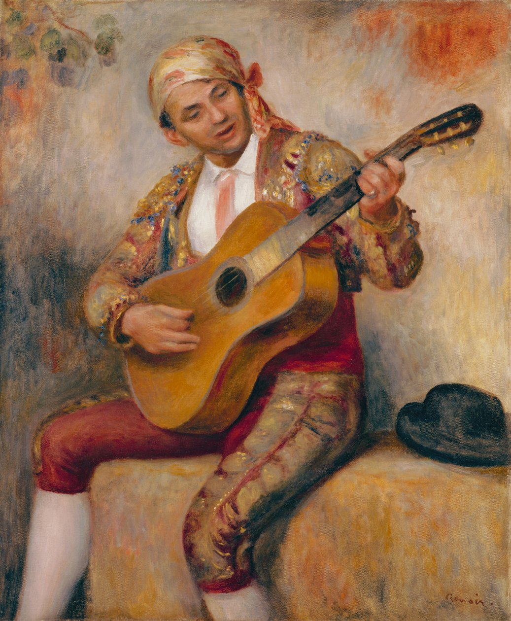 A spanyol gitáros, 1894 alkotó: Pierre Auguste Renoir