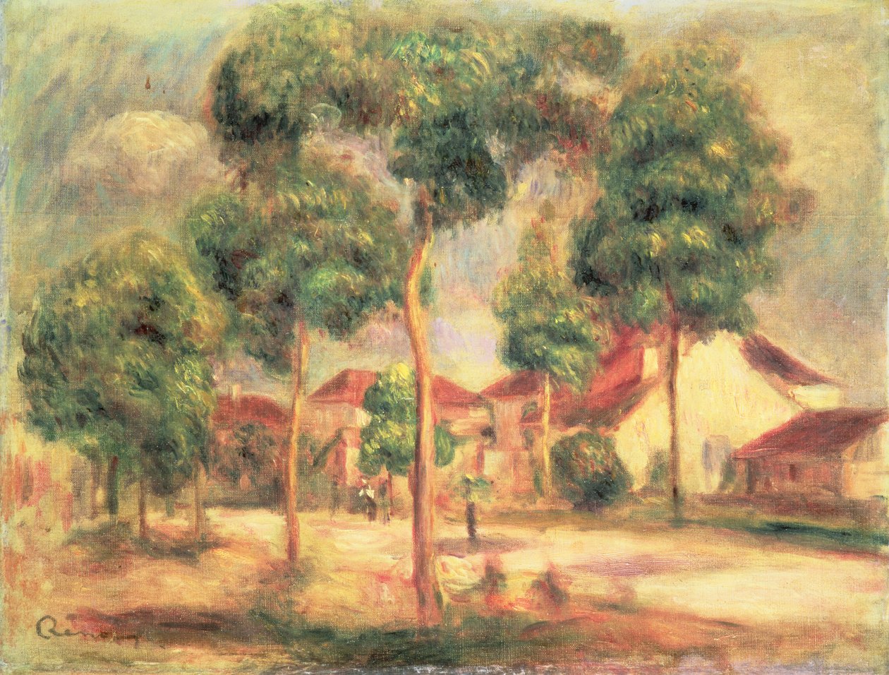 A Napos út, 1895 körül alkotó: Pierre Auguste Renoir