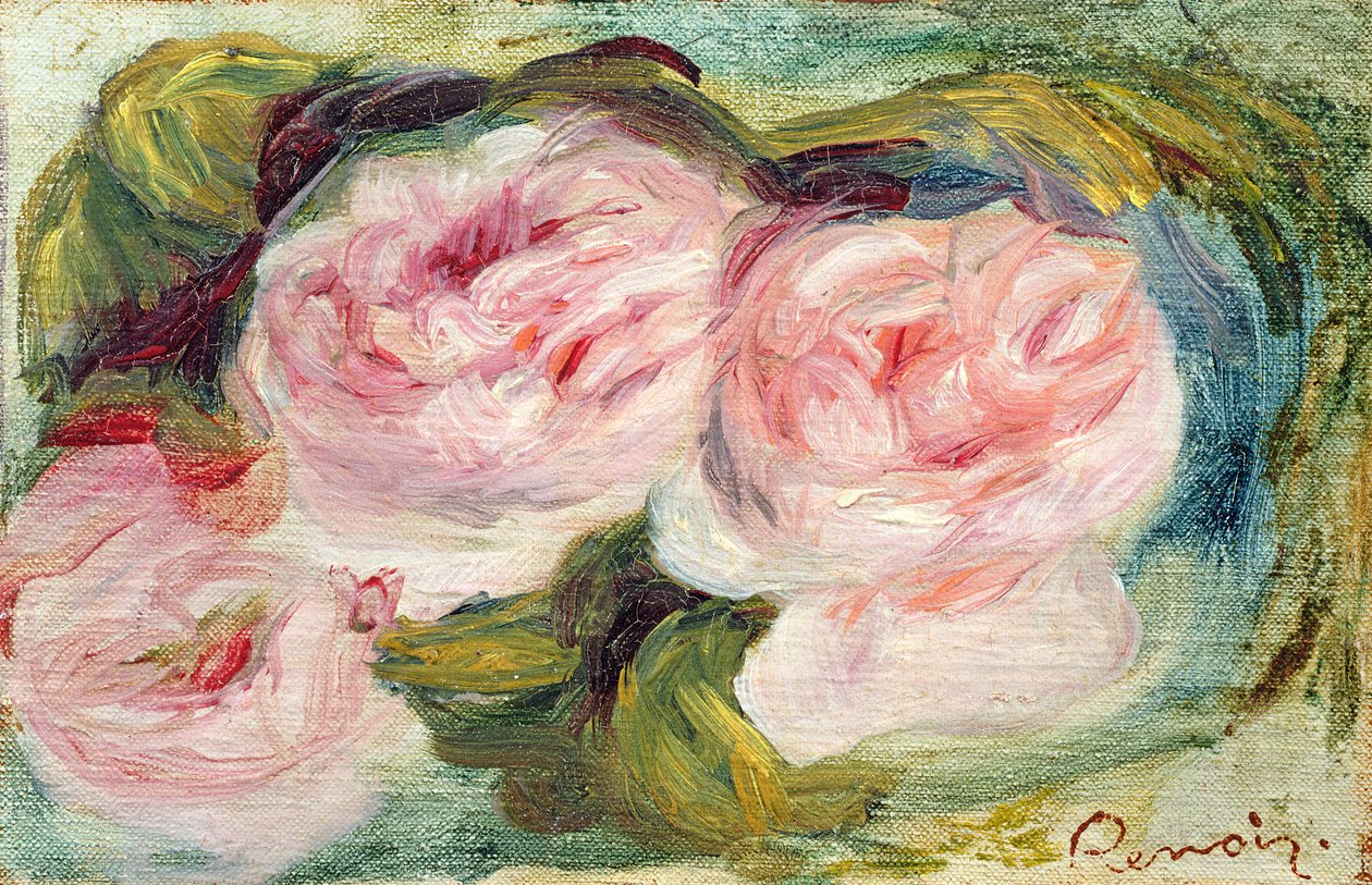 A három rózsa alkotó: Pierre Auguste Renoir