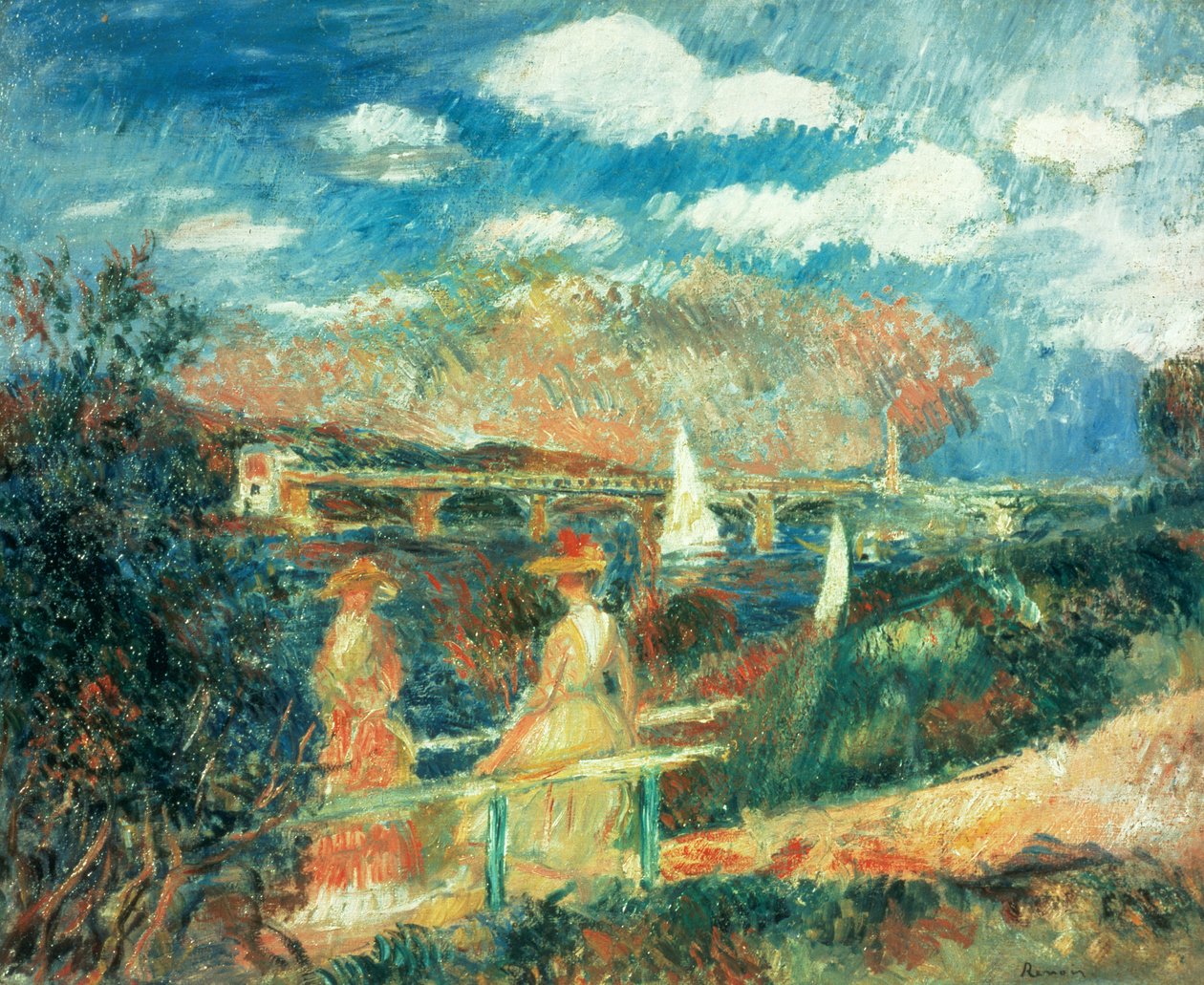 A Szajna partja, Argenteuil, 1880 alkotó: Pierre Auguste Renoir