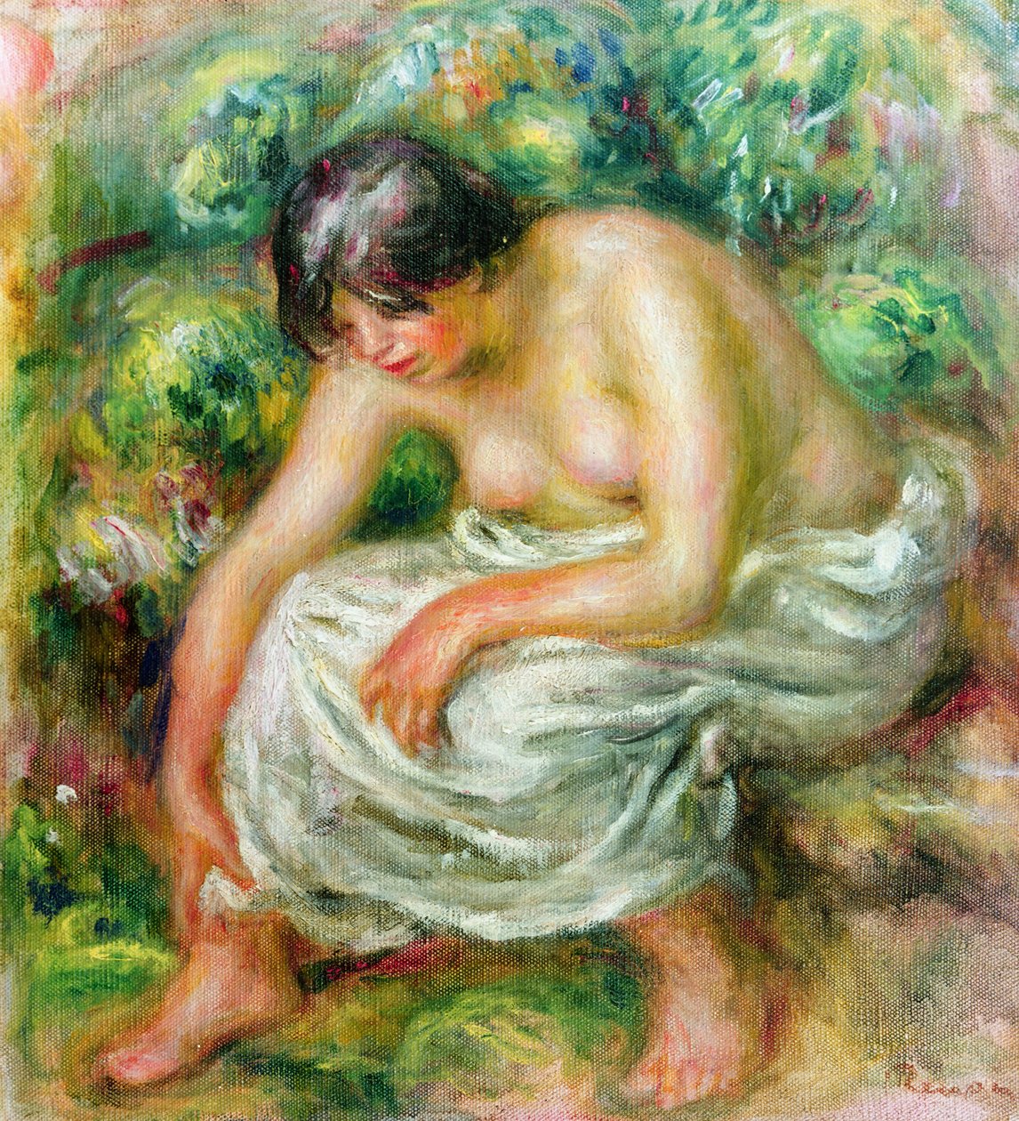 WC a fürdő után, 1915 alkotó: Pierre Auguste Renoir