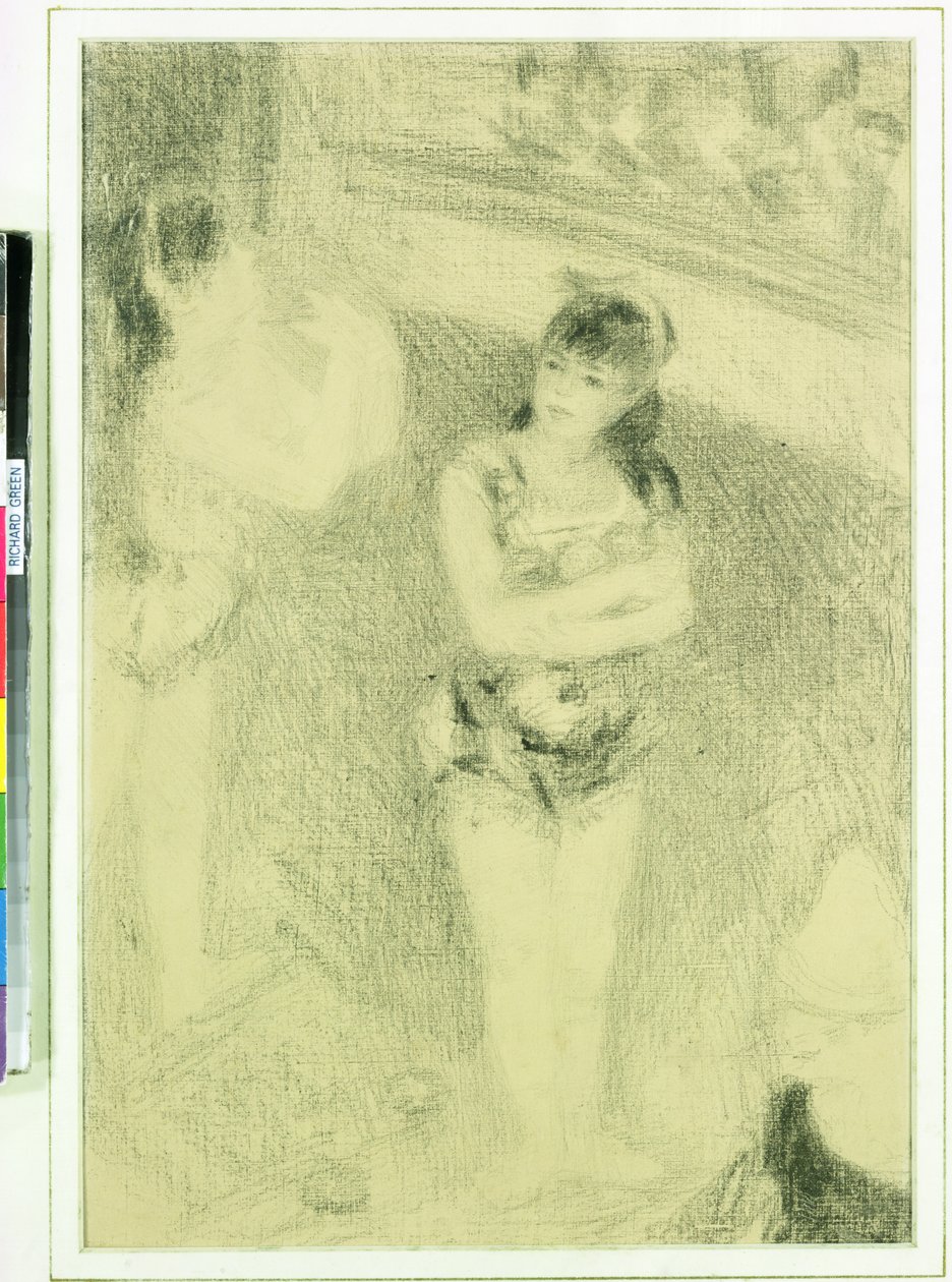 Két cirkuszi lány (szén) alkotó: Pierre Auguste Renoir