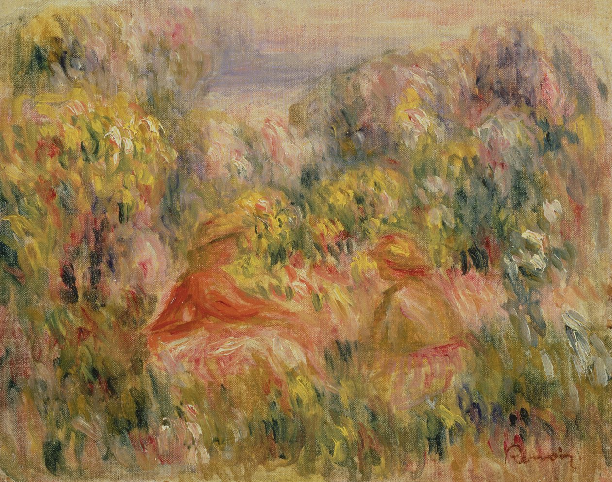 Két alak a tájban, 1917-19 alkotó: Pierre Auguste Renoir
