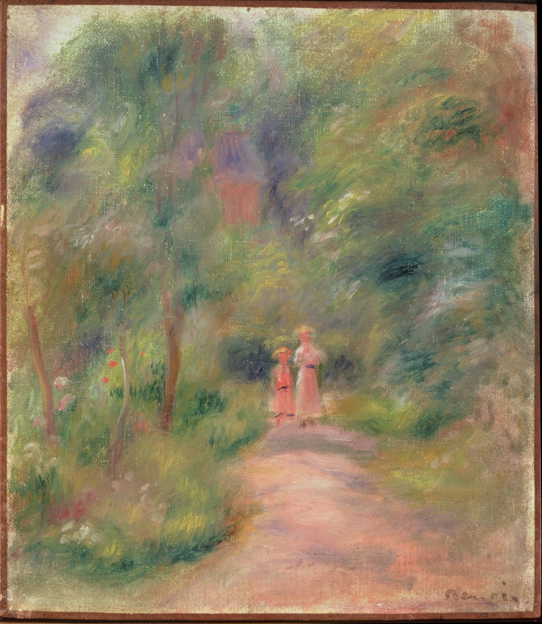 Két alak egy sávban, 1906 alkotó: Pierre Auguste Renoir