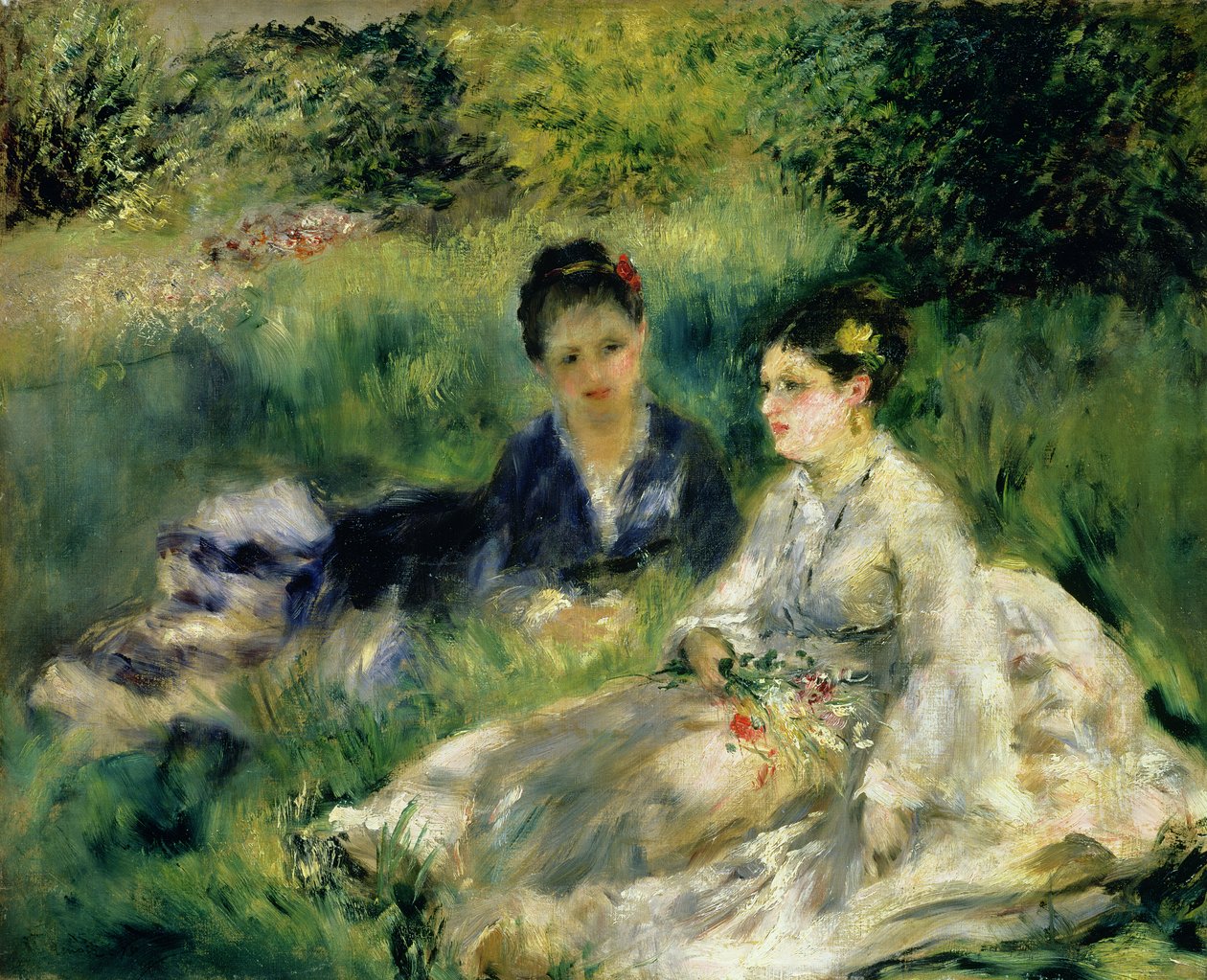 Két nő a parkban, 1875 alkotó: Pierre Auguste Renoir