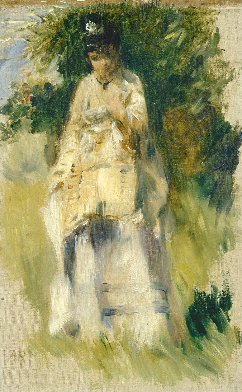 Nő egy fa mellett, 1866 alkotó: Pierre Auguste Renoir