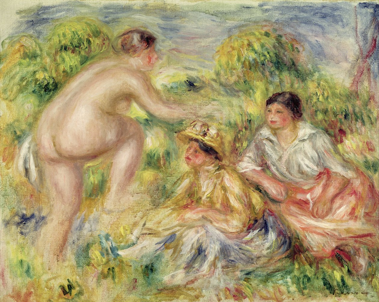 Fiatal lányok a vidéken, 1916 alkotó: Pierre Auguste Renoir