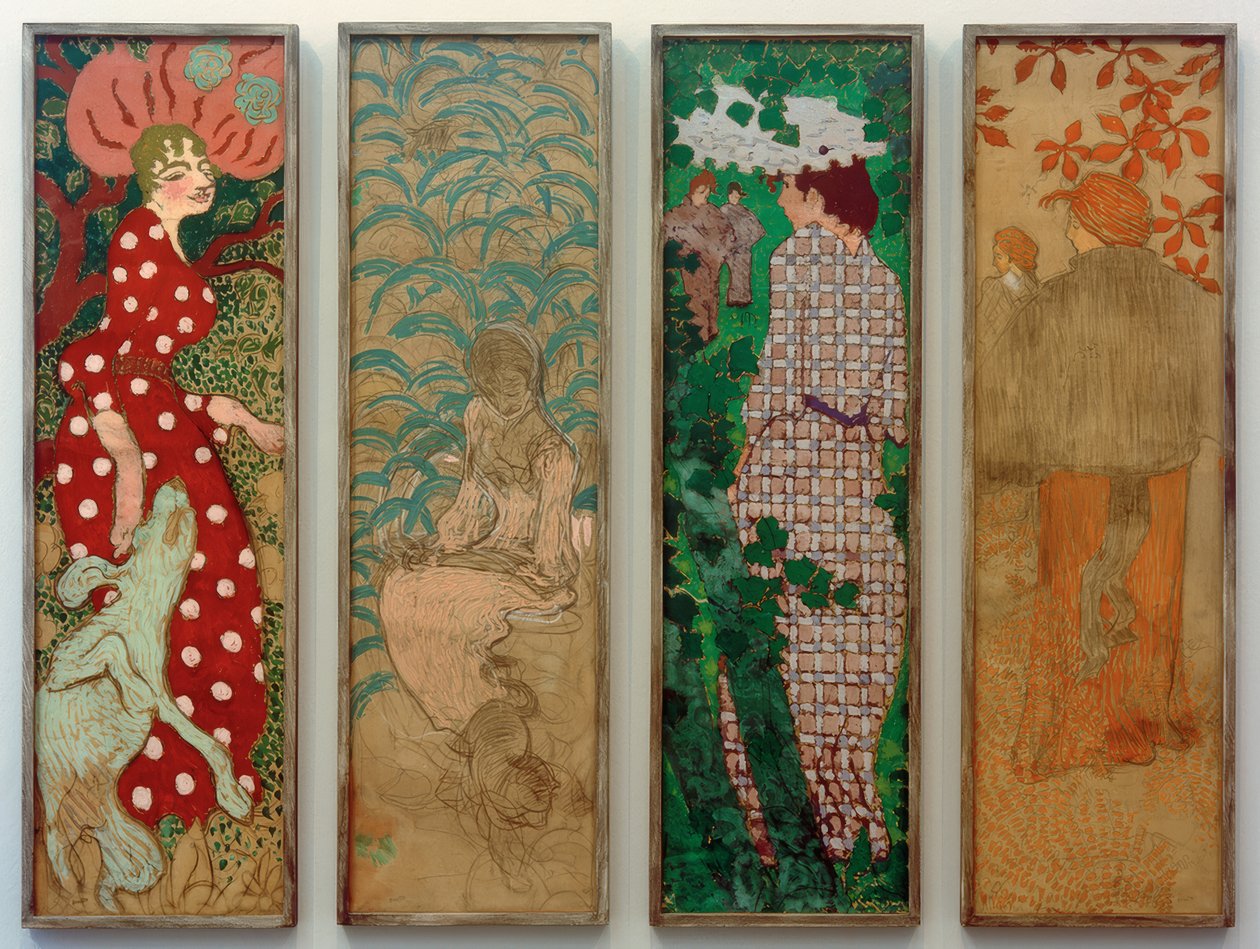 Nők a kertben alkotó: Pierre Bonnard