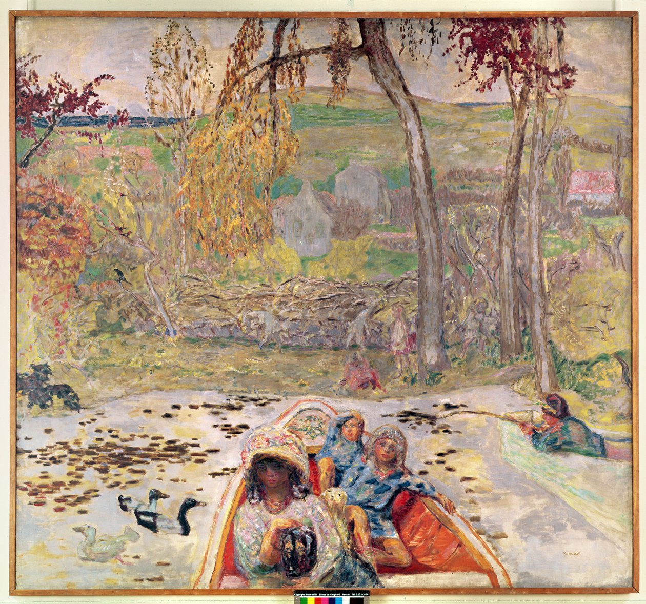 A csónakban, 1907 körül alkotó: Pierre Bonnard