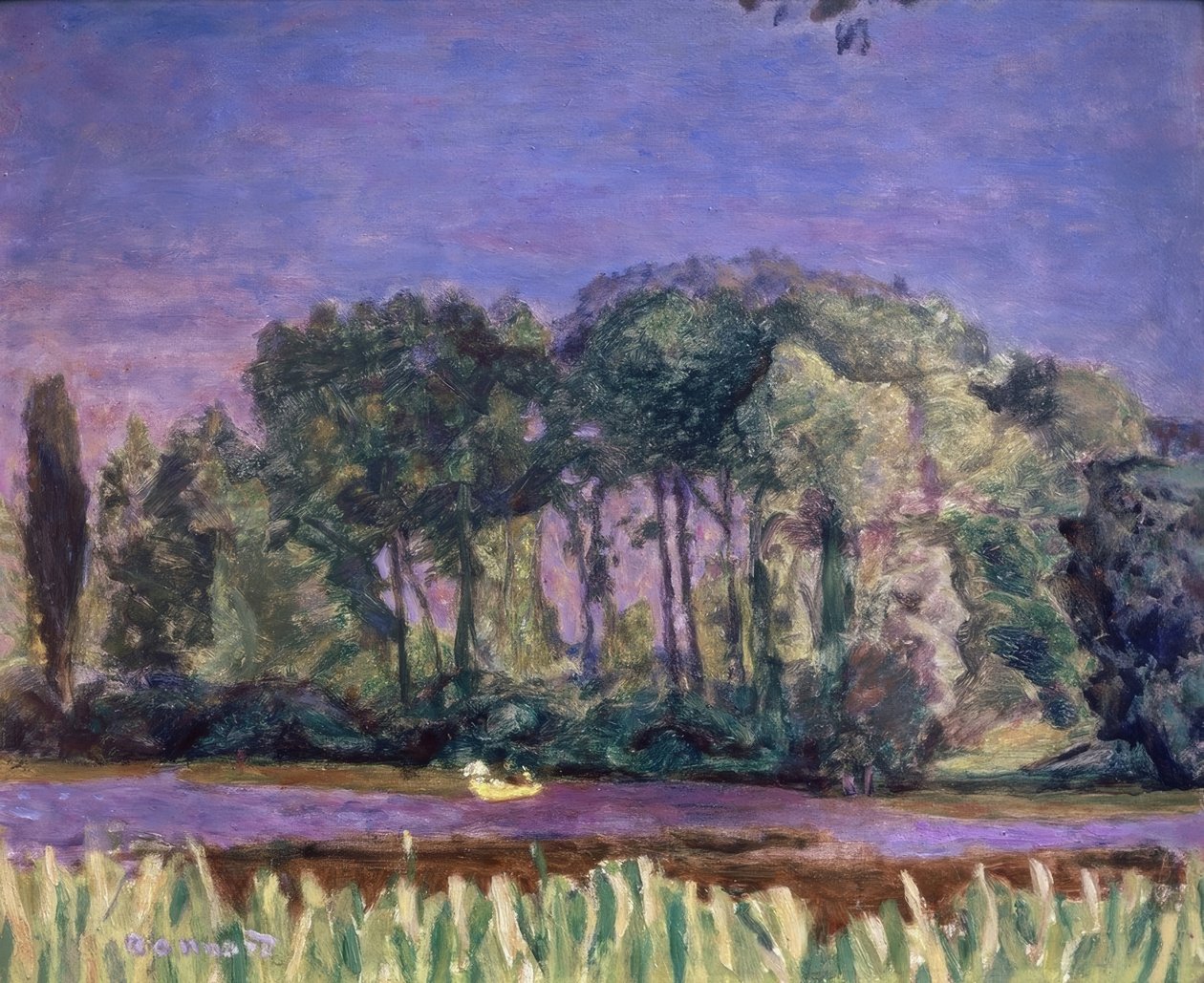 SZÁJNA PARTJAI. Künstler: PIERRE BONNARD. Lage: VILLA DE PARIS MODERN MŰVÉSZETI MÚZEUM, FRANKREICH alkotó: Pierre Bonnard