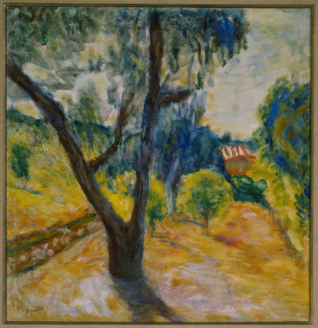 Táj olajfával alkotó: Pierre Bonnard