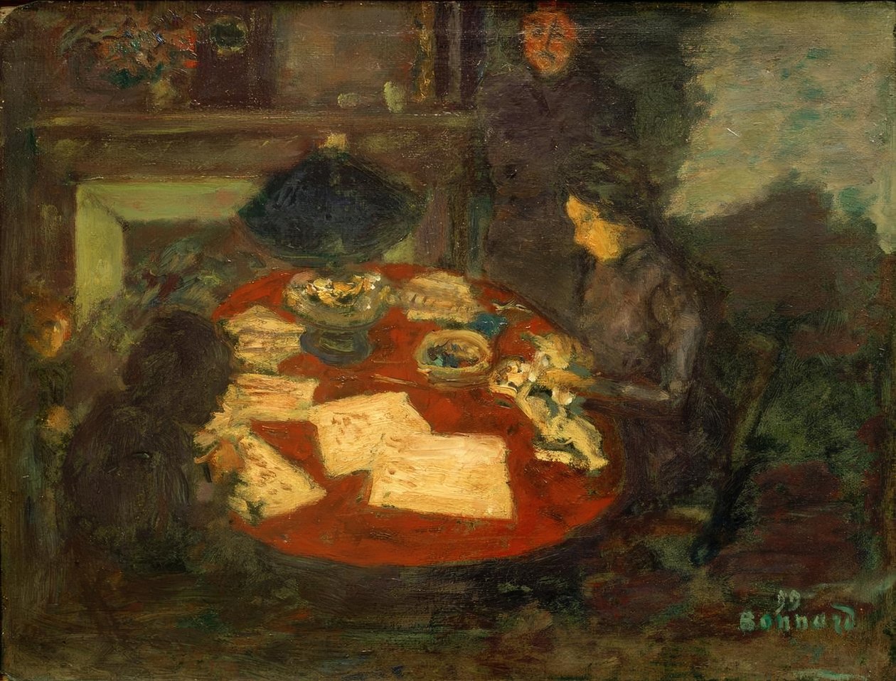 A lámpa alatt alkotó: Pierre Bonnard