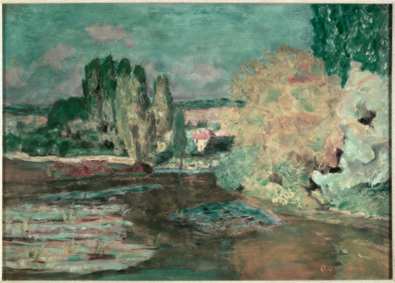 Kilátás a Szajnára alkotó: Pierre Bonnard