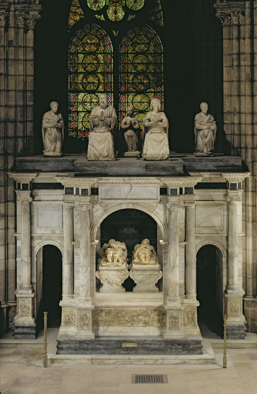 I. Francois (1494-1547) és Franciaország Claude (1499-1524) sírja (márvány) alkotó: Pierre Bontemps