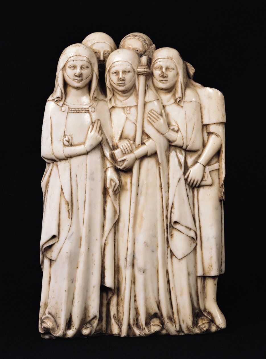Alinorda, VI. Kelemen pápa (1291-1352) nővére és gyermekei VI. Kelemen sírjából, a La Chaise-Dieu-ból (márvány) alkotó: Pierre Boye
