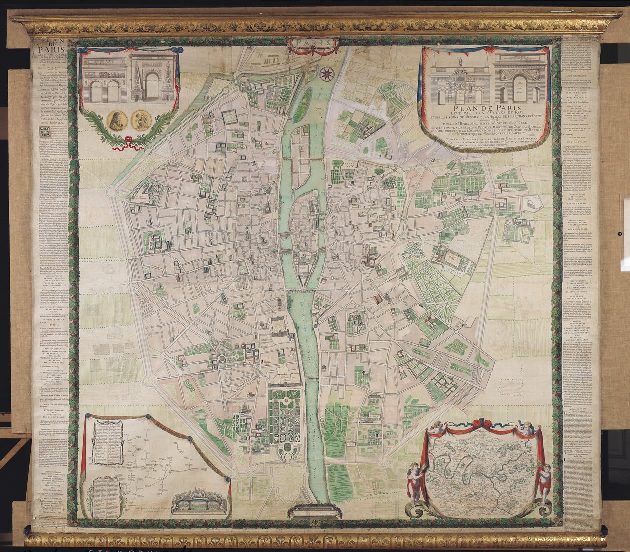 Párizs terve, 1676 alkotó: Pierre Bullet