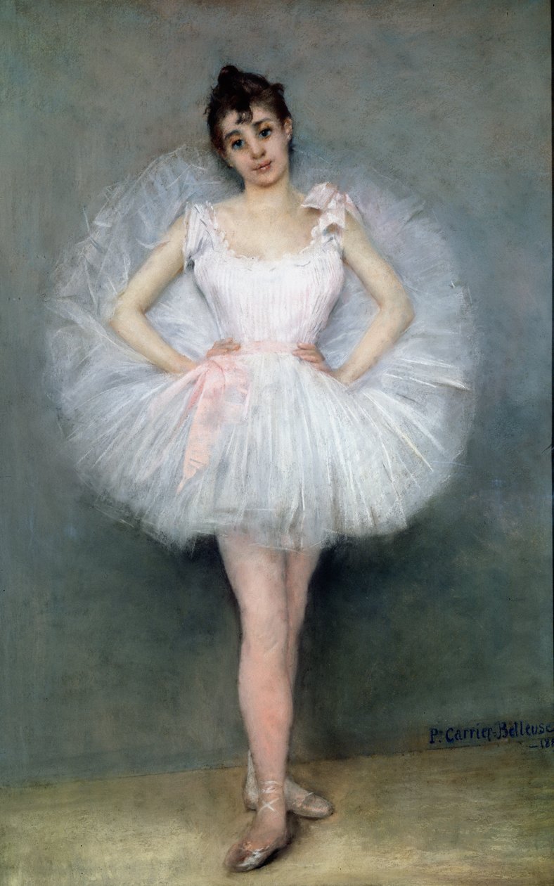 Egy fiatal balerina portréja alkotó: Pierre Carrier Belleuse