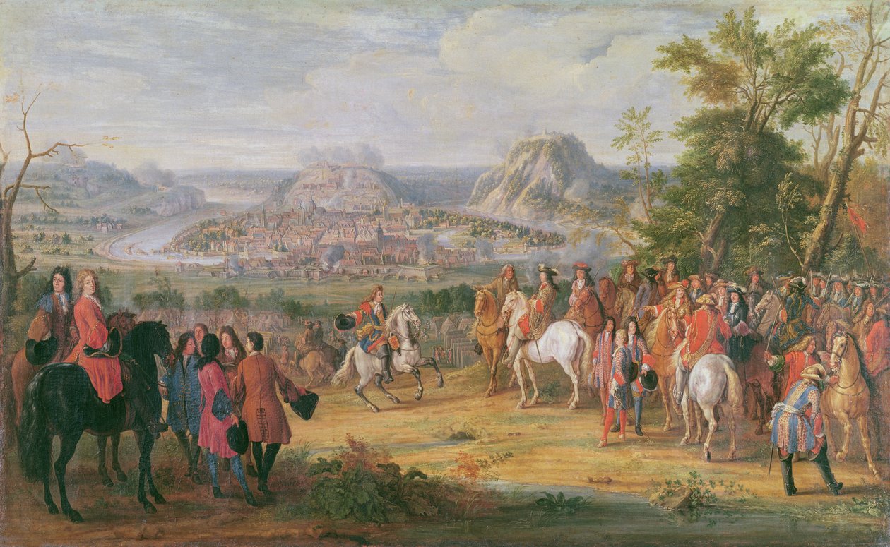 XIV. Lajos Besançon ostrománál 1674 májusában alkotó: Pierre Denis Martin