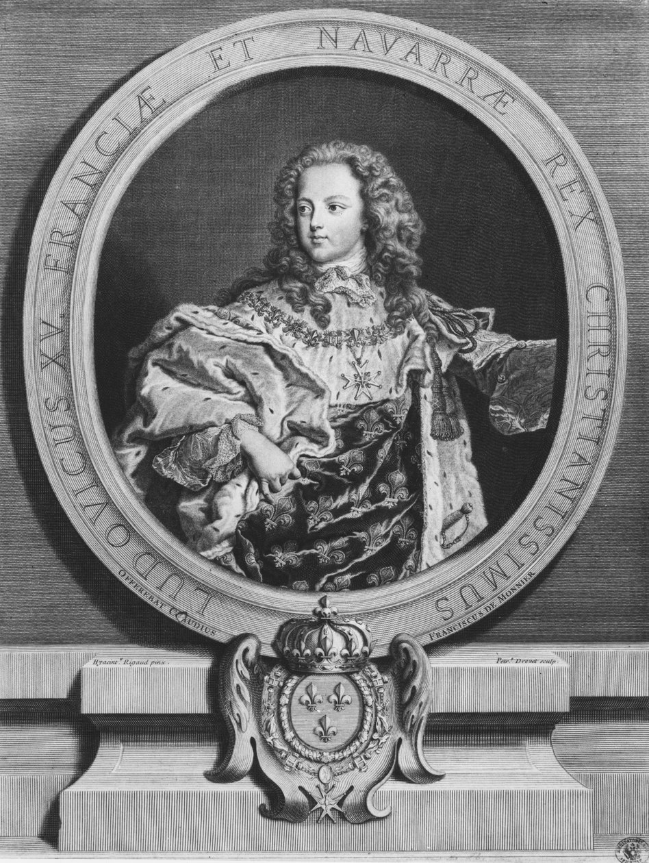 XV. Lajos gyermekként alkotó: Pierre Imbert Drevet