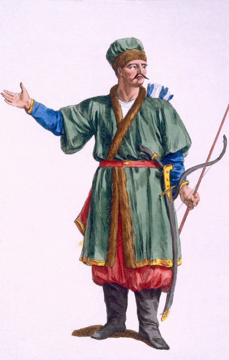 Egy krími tatár, 1780 alkotó: Pierre Duflos