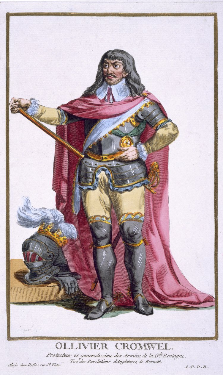 Oliver Cromwell (1599-1658) 1780 alkotó: Pierre Duflos