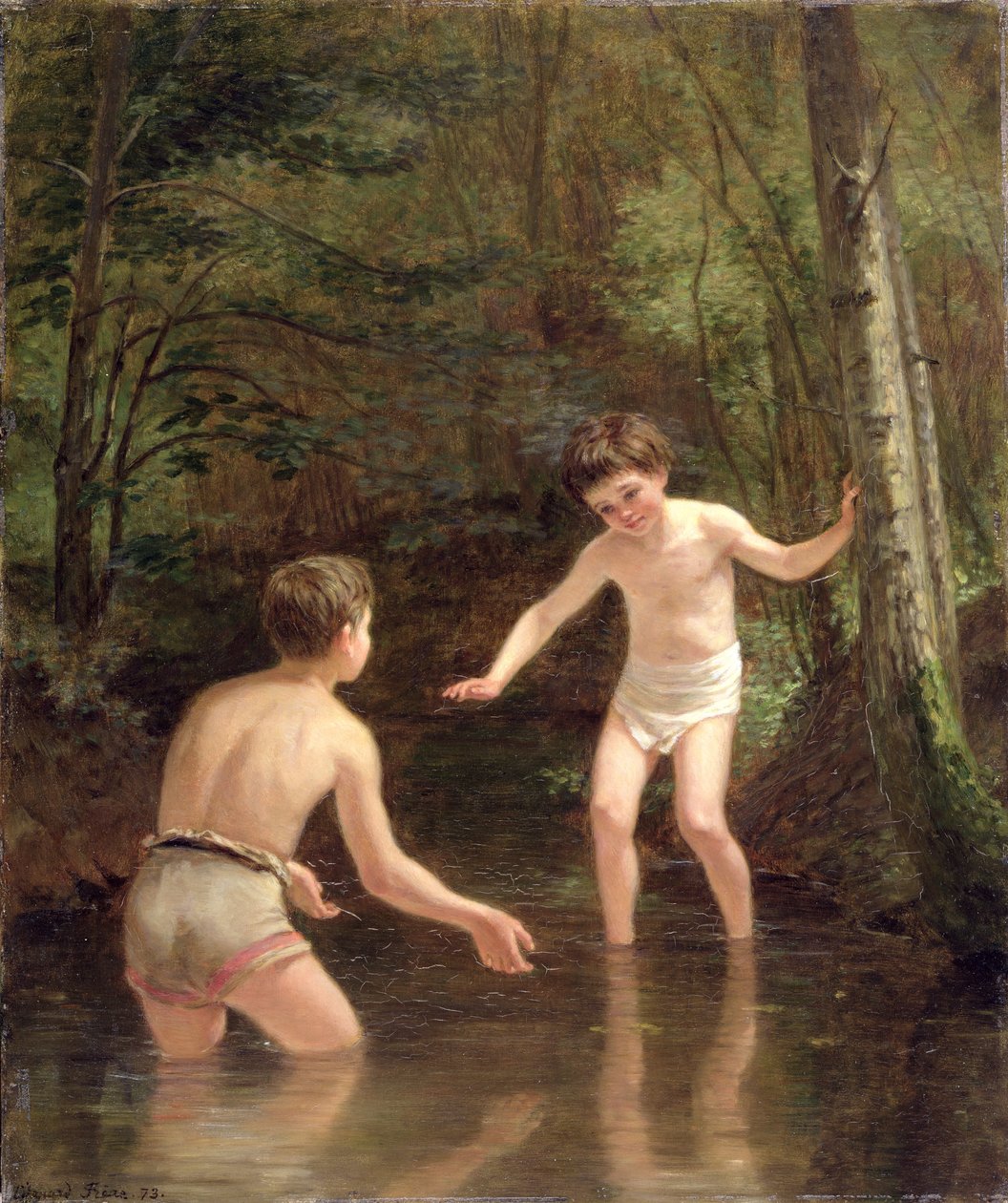 Fürdőfiúk, 1873 alkotó: Pierre Edouard Frere