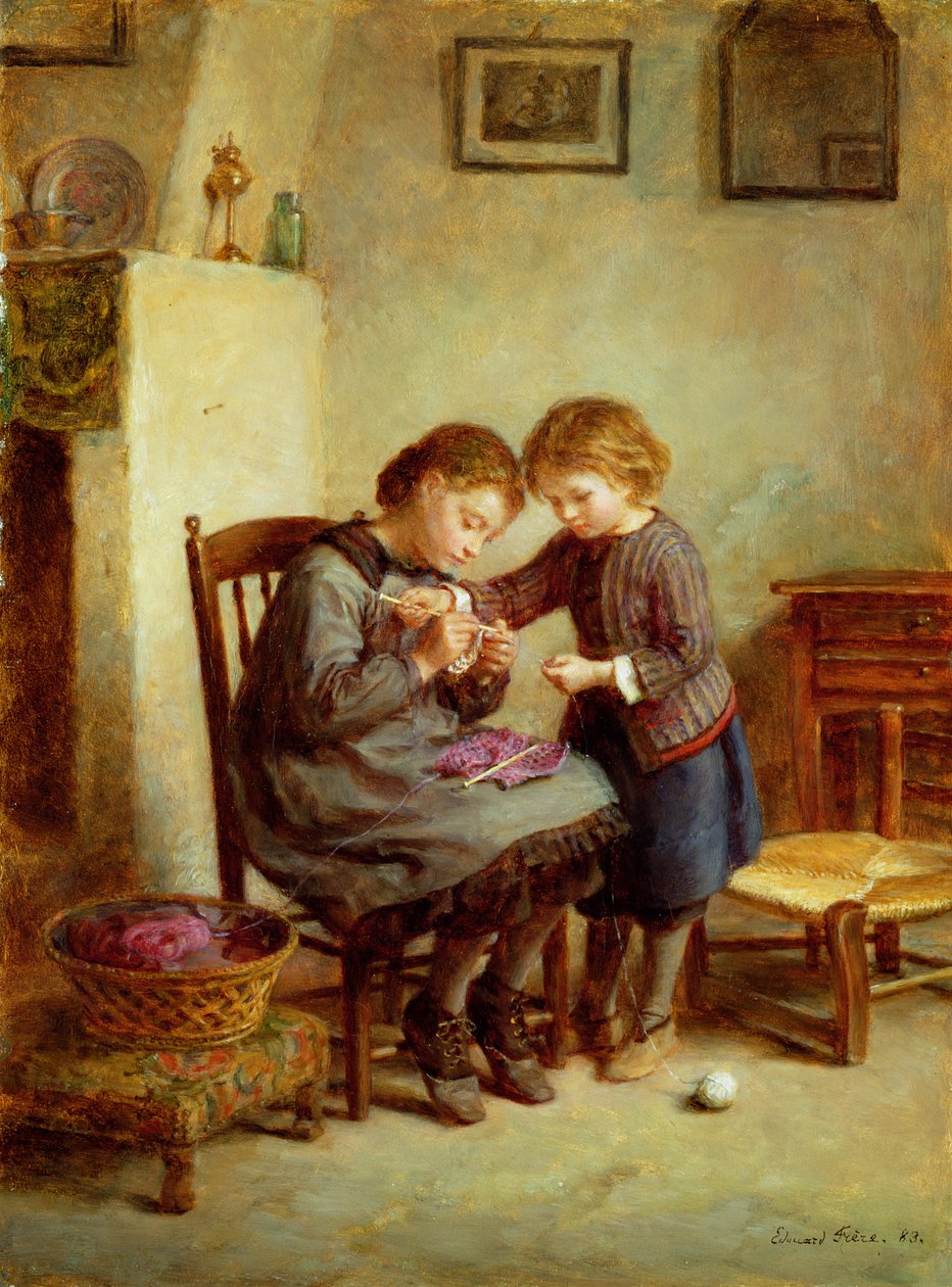 A Knitter alkotó: Pierre Edouard Frere