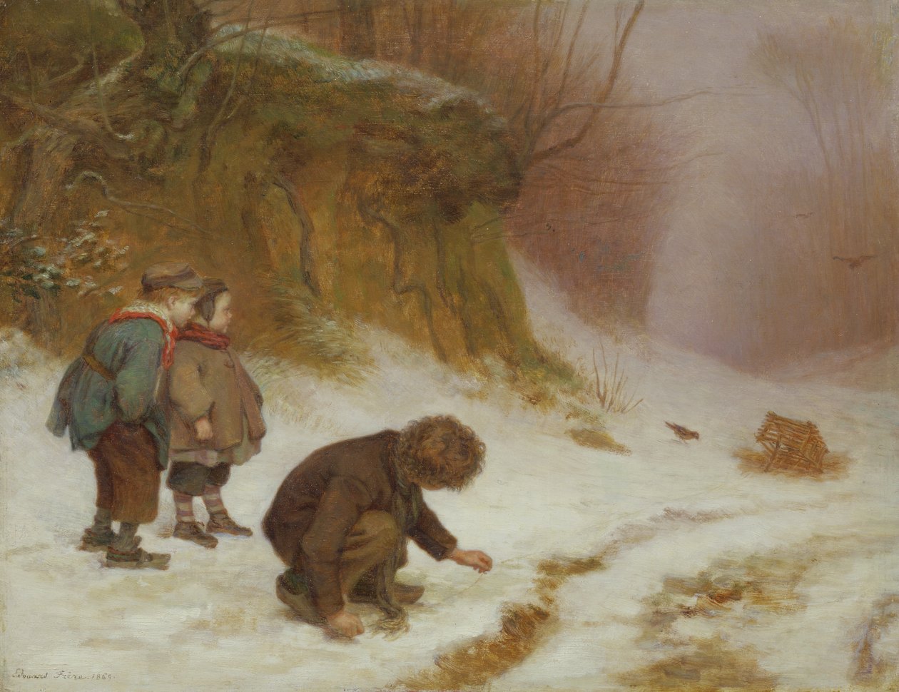 A madárfogó, 1869 alkotó: Pierre Edouard Frere