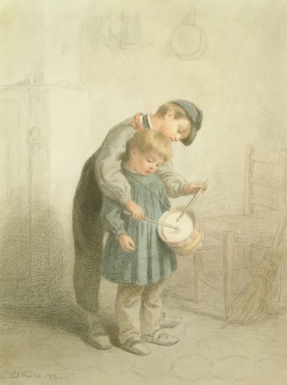 A kis dobos, 1872 alkotó: Pierre Edouard Frere