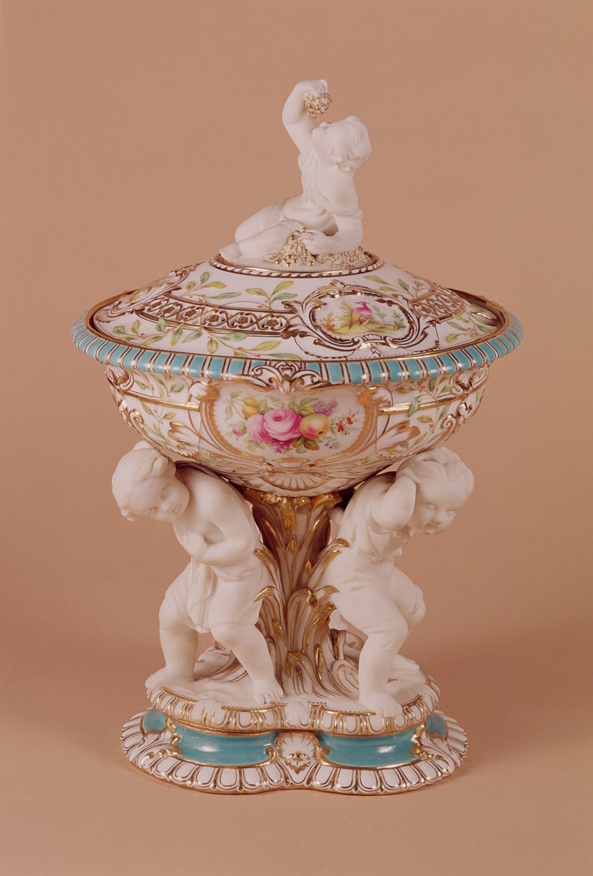 Minton váza, 1854 körül (porcelán) alkotó: Pierre Emile Jeannest