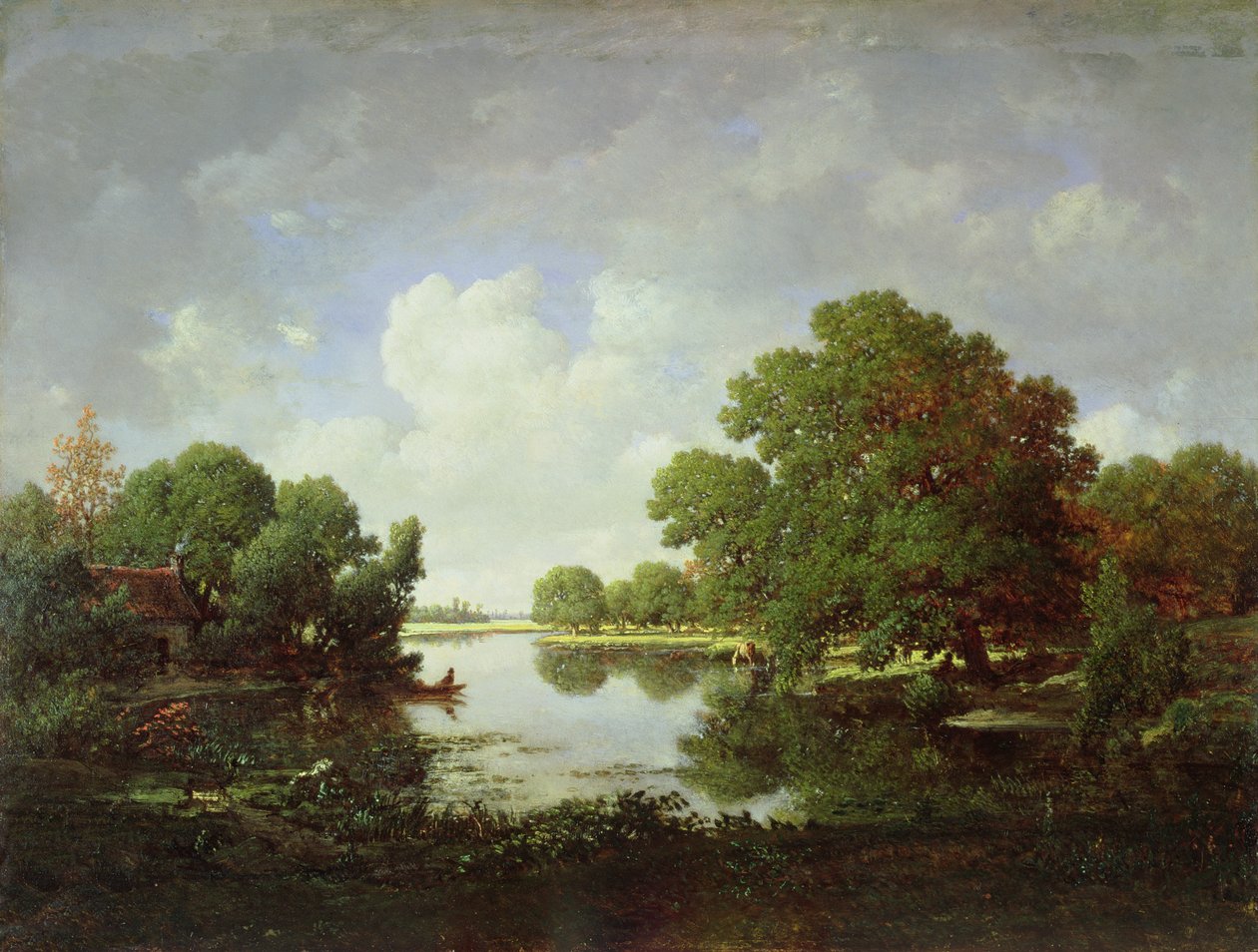 Kora nyári délután, 1857 alkotó: Pierre Etienne Theodore Rousseau