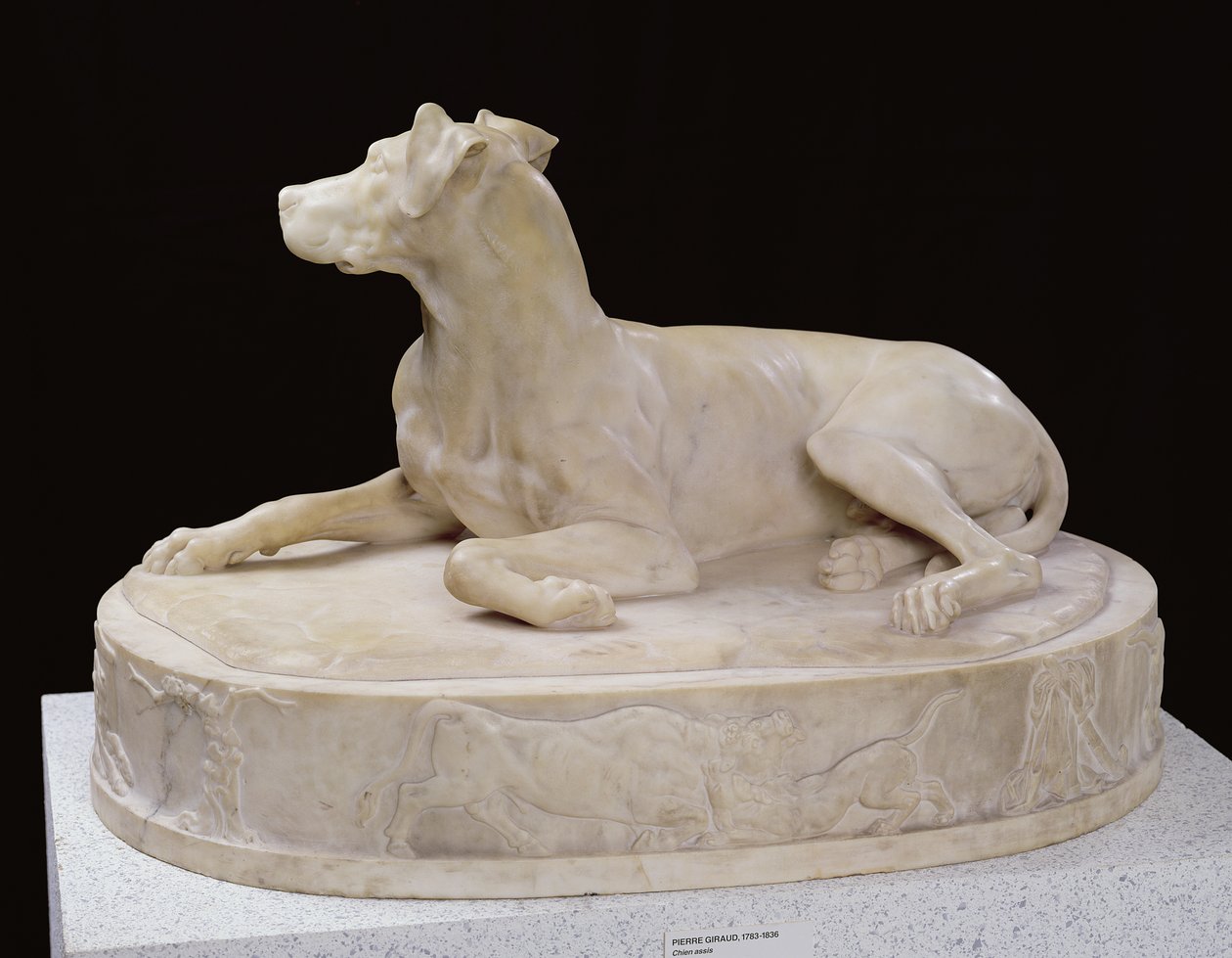 Egy kutya, 1827 (márvány) (lásd még 223452) alkotó: Pierre Francois Gregoire Giraud