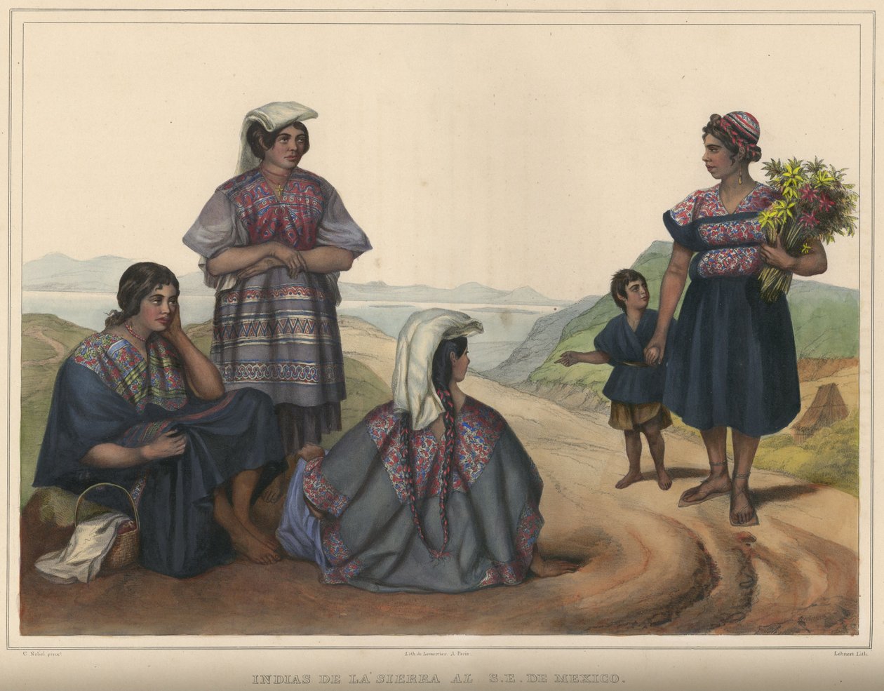 Indias de la Sierra S. E. Of Mexico -ból alkotó: Pierre Frédéric Lehnert