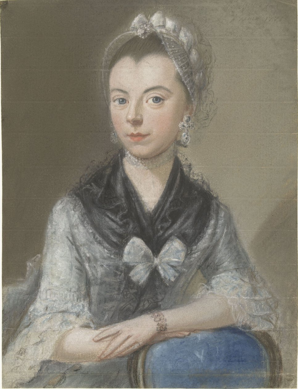 Keresztes Zsuzsanna portréja alkotó: Pierre Frédéric de la Croix