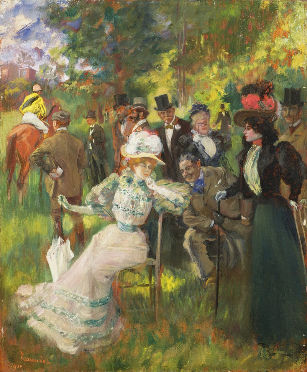 A Versenyeknél alkotó: Pierre Georges Jeanniot