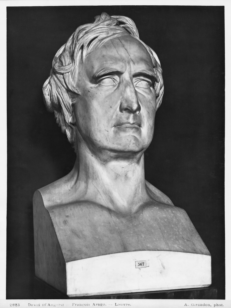 Dominique Francois Arago, 1839 (márvány) (lásd még 414595) alkotó: Pierre Jean David d