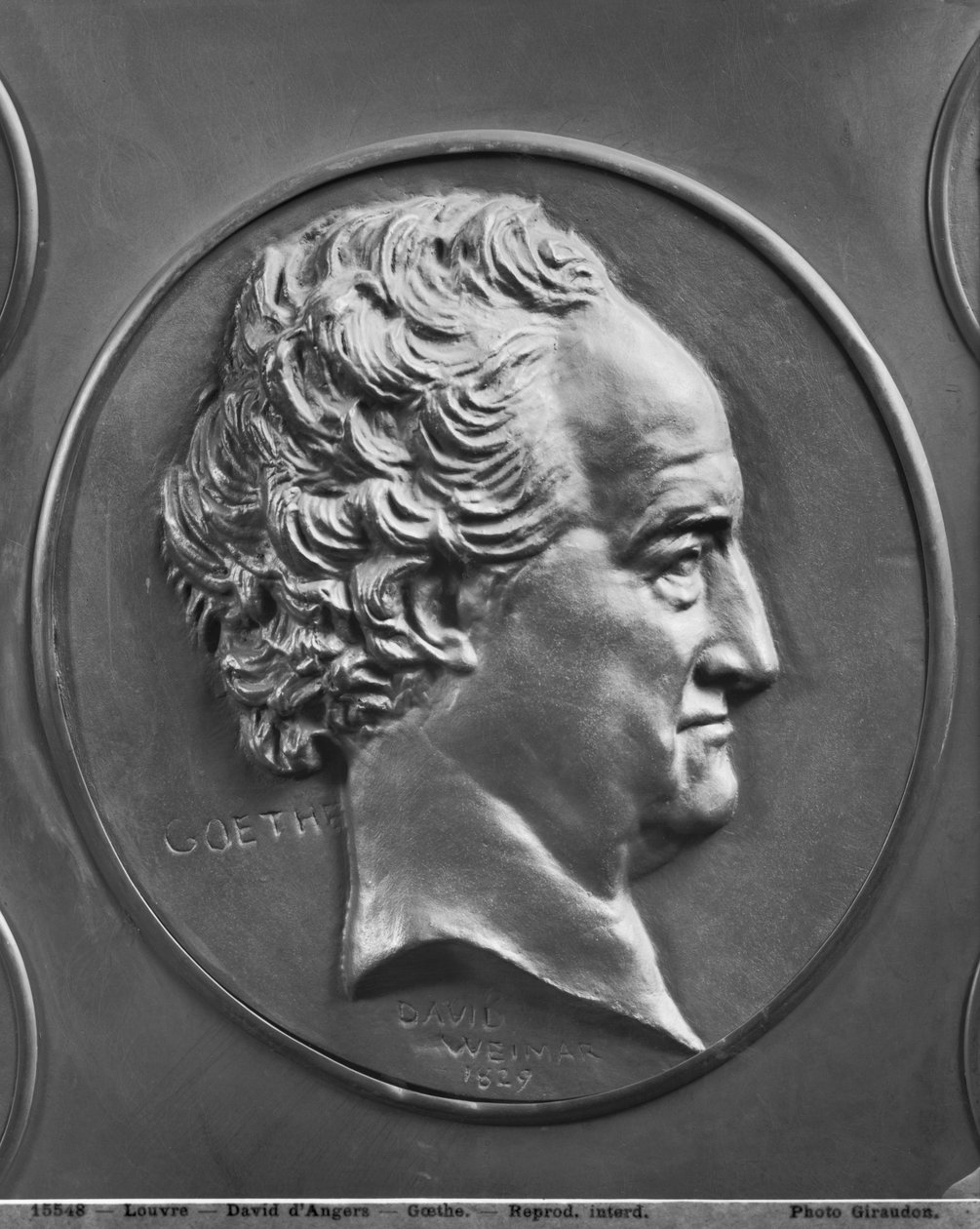 Johann Wolfgang von Goethe, 1829 (bronz) alkotó: Pierre Jean David d