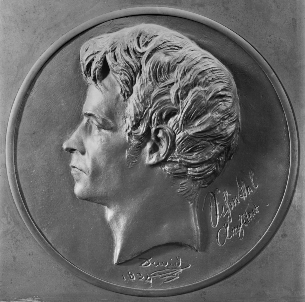 Karl Friedrich Schinkel, 1834 (bronz) alkotó: Pierre Jean David d