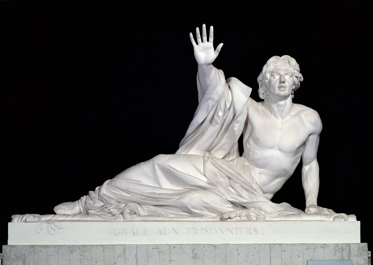 Charles-Artus de Bonchamps (1759-93) emlékműve 1825 (gipsz) alkotó: Pierre Jean David d