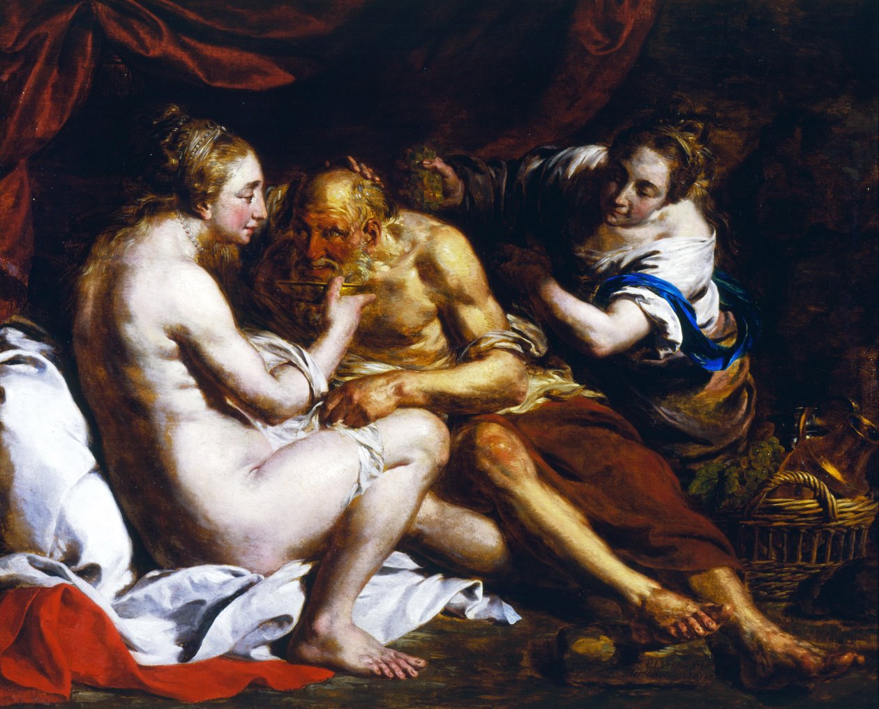 Lót és lányai, 1770 alkotó: Pierre Joseph Verhaghen