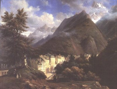 Les Eaux-Bonnes, 1846 alkotó: Pierre Justin Ouvrie
