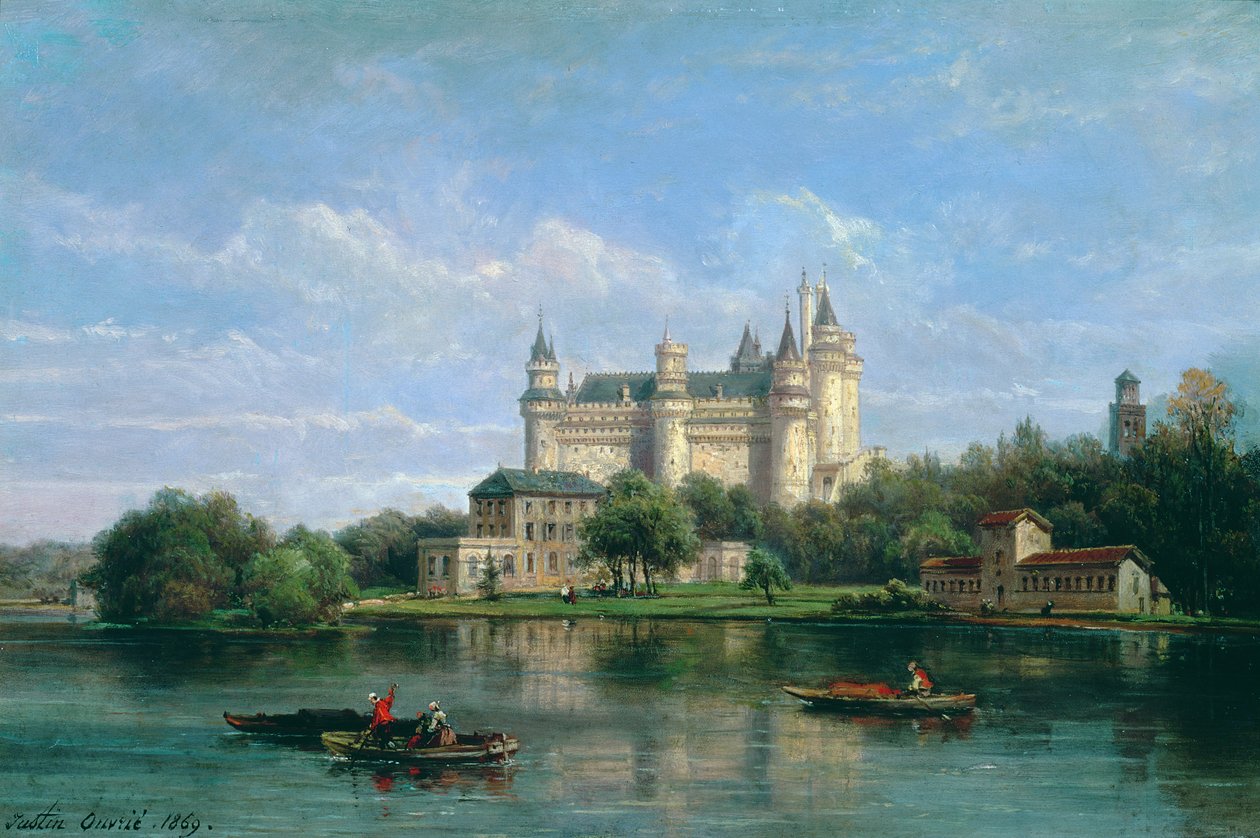 A Chateau de Pierrefonds, 1869 alkotó: Pierre Justin Ouvrie