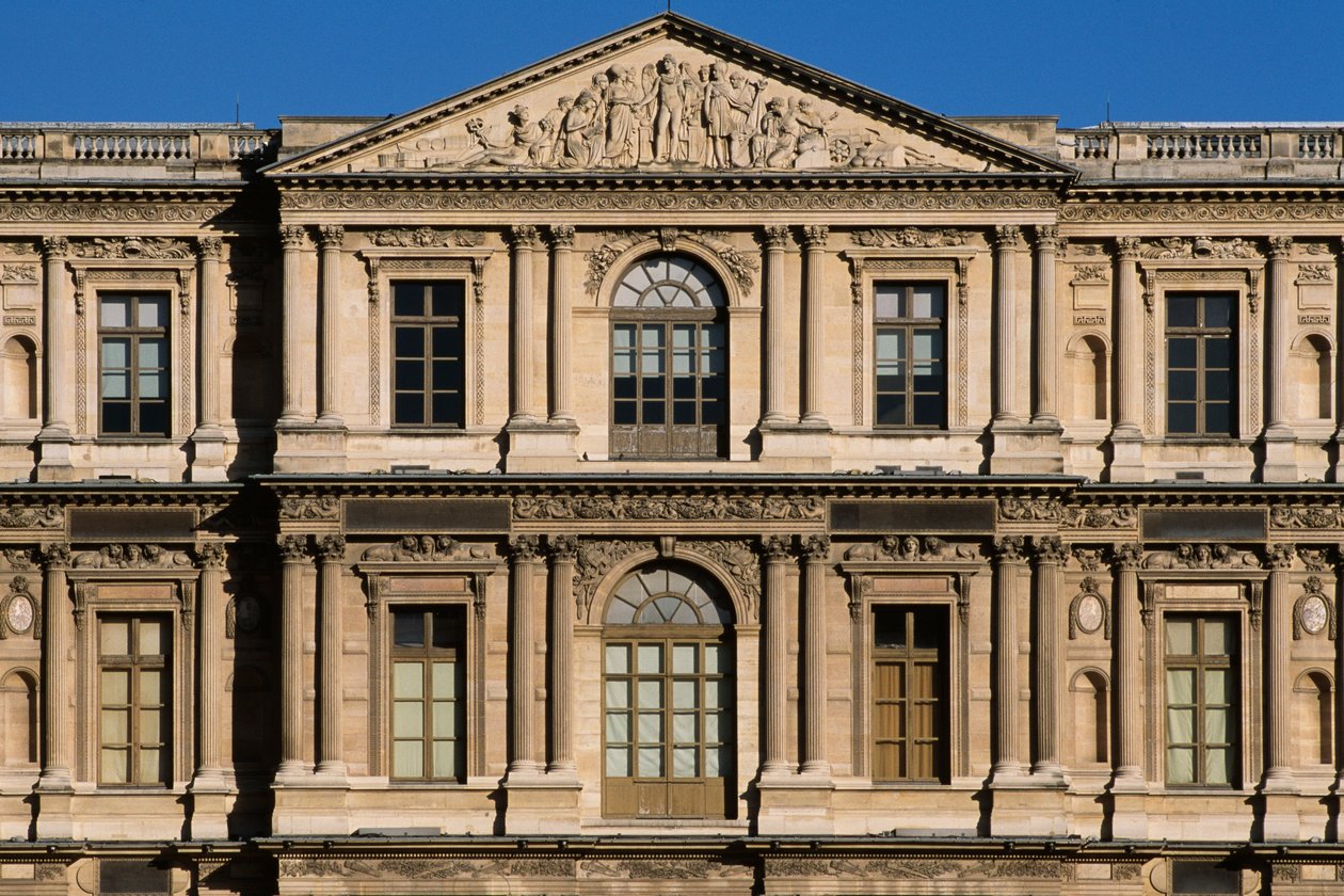 A Cour Carree, északi szárny alkotó: Pierre Lescot