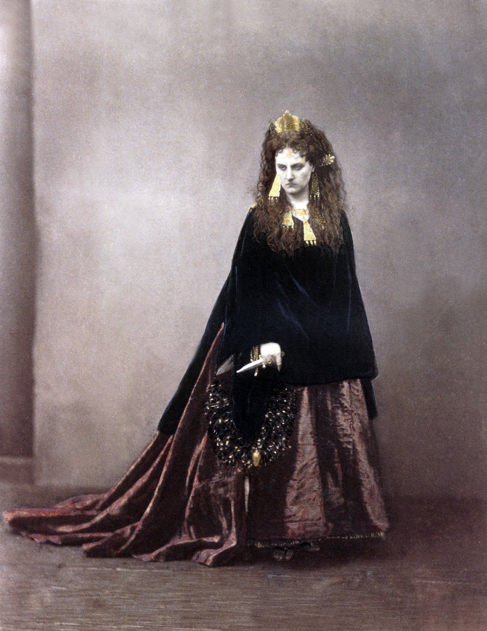 olasz Virginia Oldoini, Castiglione grófnője, 1863-67 (színes fotó) alkotó: Pierre Louis after Pierson