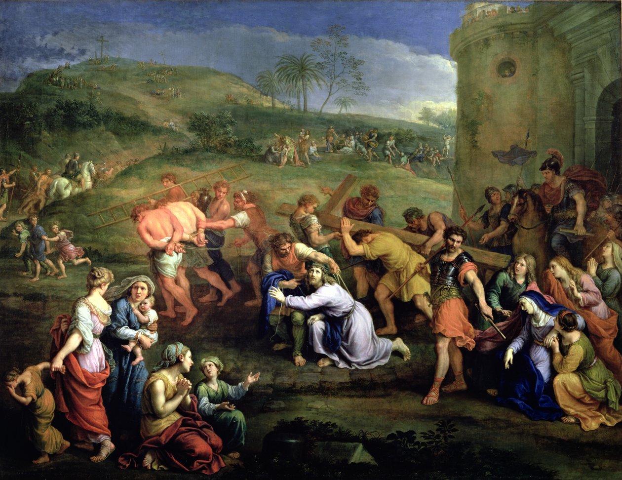 A keresztet hordozó Krisztus, 1684 alkotó: Pierre Mignard
