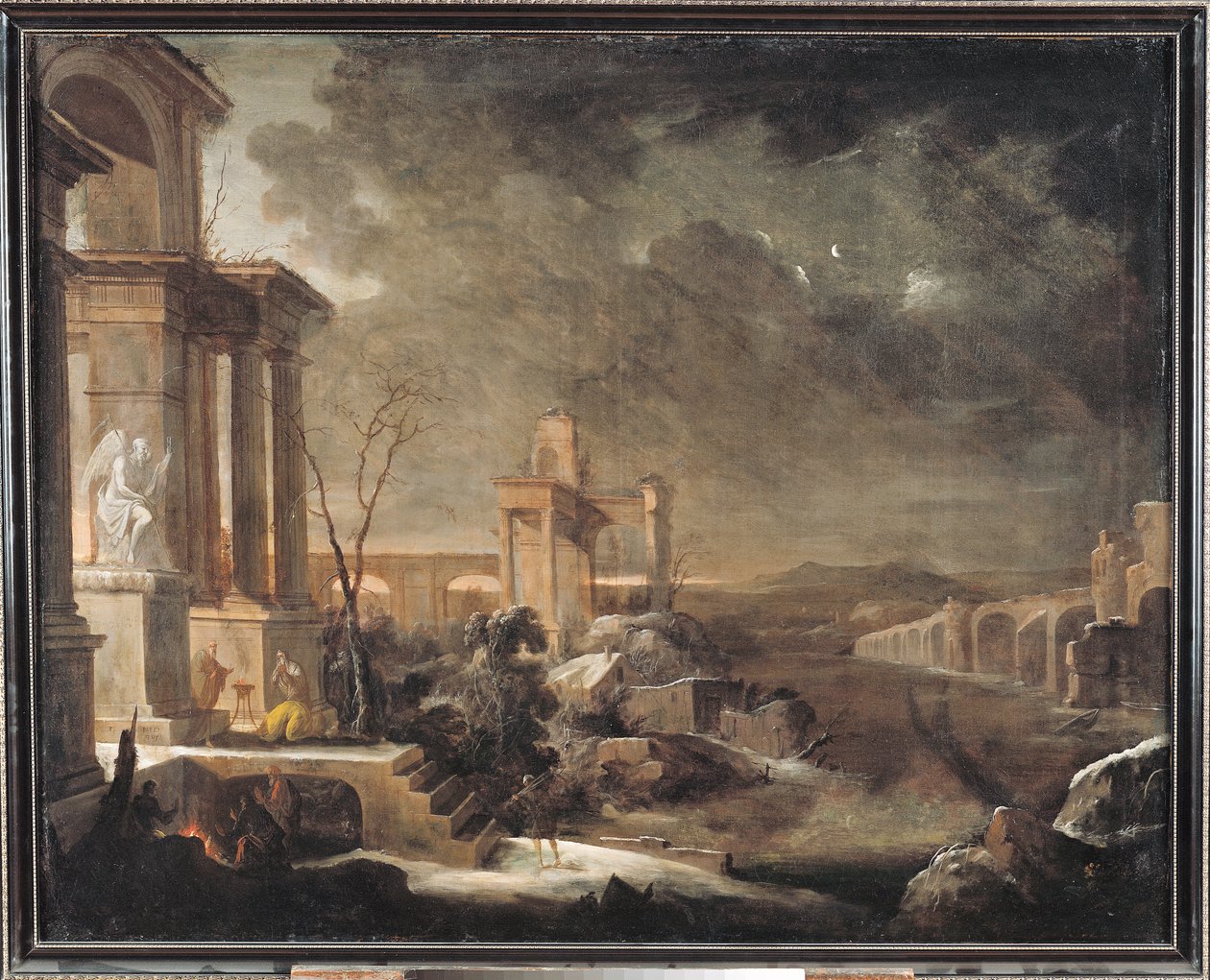 Táj hajnalban, 1705 alkotó: Pierre Patel
