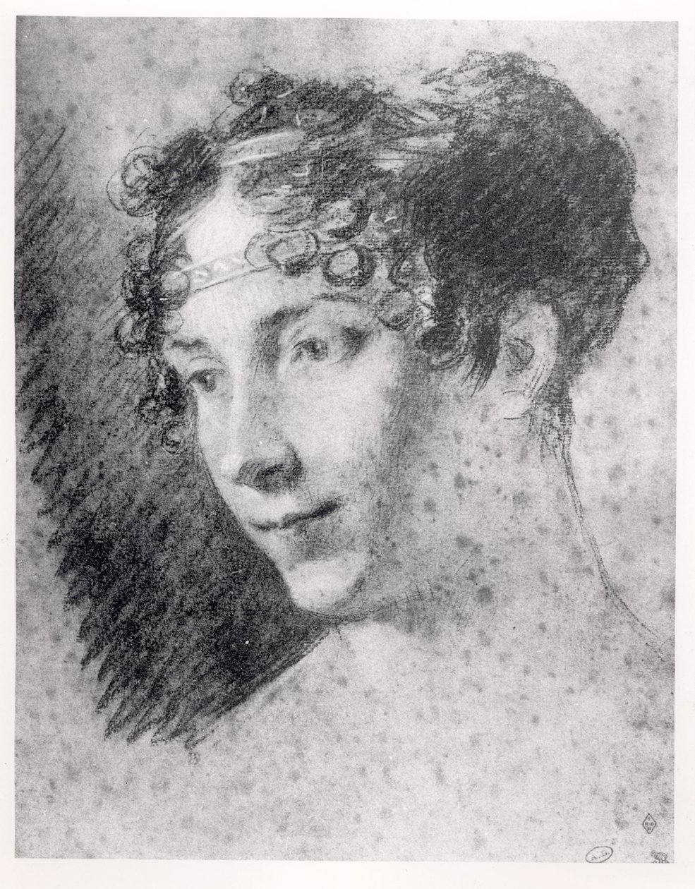 Josephine császárné (1763-1814) (szén papíron) alkotó: Pierre Paul Prudhon