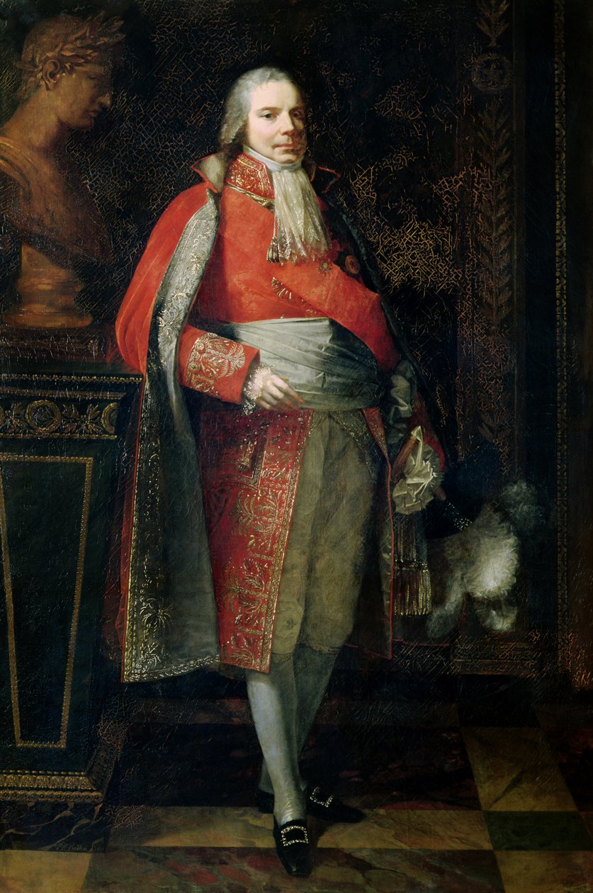 Charles Maurice de Talleyrand-Perigord (1754-1838) portréja 1807 alkotó: Pierre Paul Prudhon