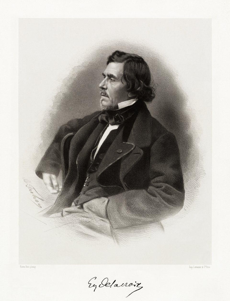 Ferdinand Victor Eugène Delacroix, 1865-66 alkotó: Pierre Petit
